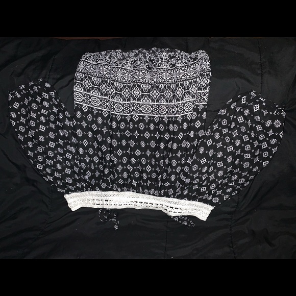 A. Byer lace trim blouse - Picture 2 of 2